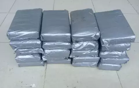 Nevera cargada con 25 paquetes de droga en David