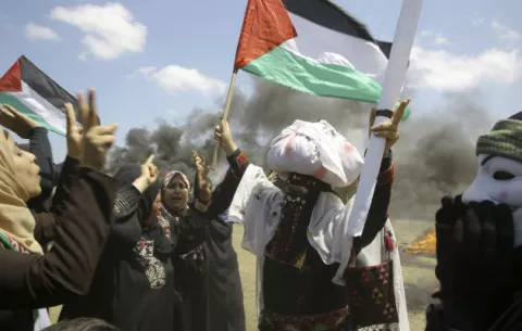 Protestas en Gaza por traslado de Embajada de EE.UU. a Jerusalén