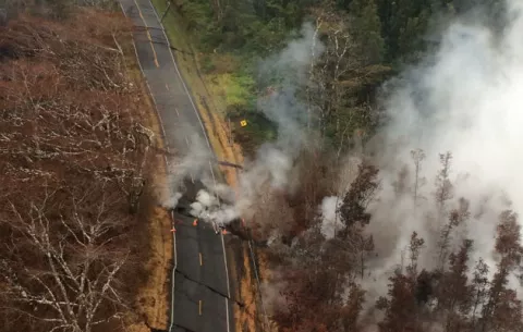 Volcán Kilauea de Hawái registra nueva erupción explosiva