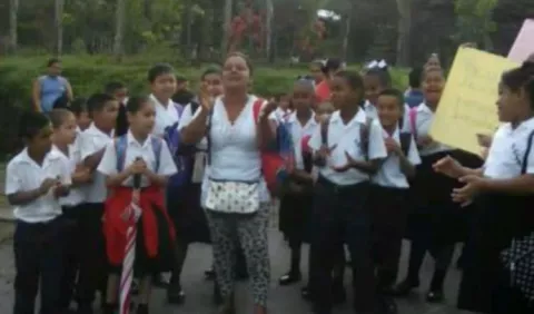 Paro en centro educativo  de San Andrés, en Bugaba  