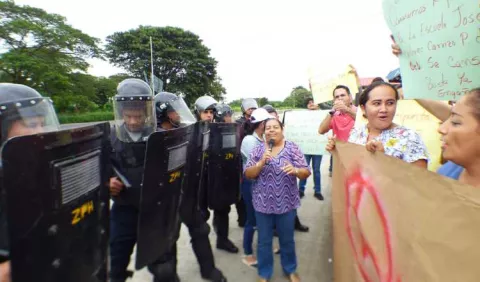Se agotó la paciencia en escuela José Dolores Carrizo de Ocú