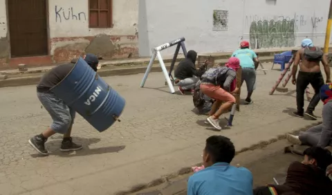 Piedras contra las balas es la 'intifada' nicaragüense