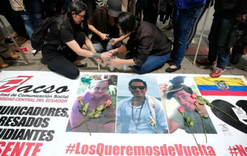 Hallan en Colombia tres cadáveres que pueden ser de periodistas ecuatorianos