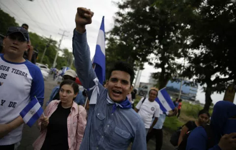 La Policía de Nicaragua niega haber usado vehículos de EE.UU. para reprimir