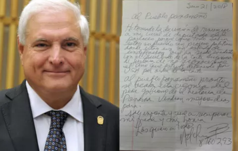 Ricardo Martinelli renuncia al Parlacen