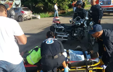 Motociclista resulta herido en accidente de tránsito en Veraguas 