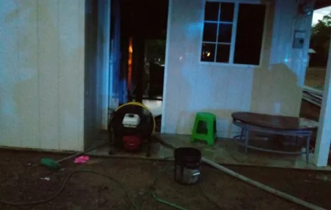 Familia veragüense pierde casi todas sus pertenencias en un incendio