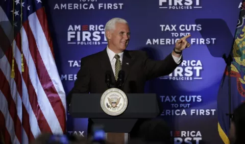 Mike Pence acusa a Ortega de patrocinar la violencia en Nicaragua