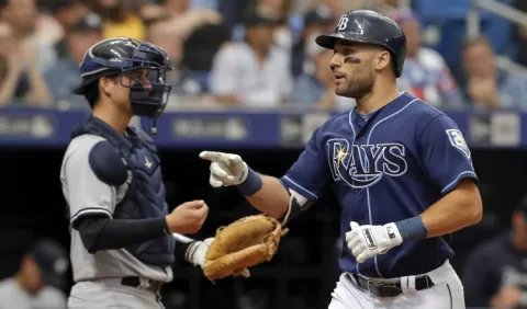 Rays  les pegaron a los Yanquis 