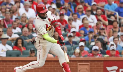 Ozuna sonó un 'grand slam'