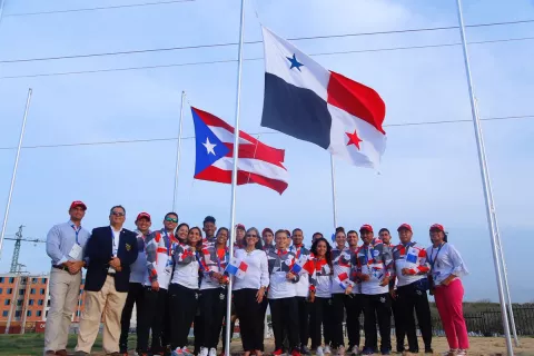 Izan Bandera Nacional en Barranquilla