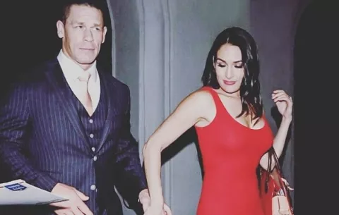Luchadores Nikki Bella y John Cena rompen de nuevo