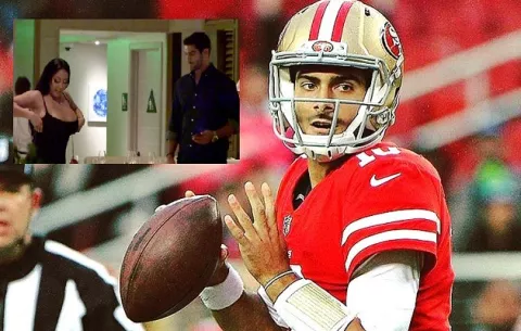 Quarterback de los 49ers, captado cenando con una estrella porno