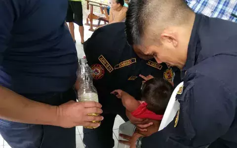 Liberan a menor tras quedar atorado en una secadora en Bugaba