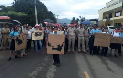 Tonosieños protestan por aumento de casos de Hantavirus