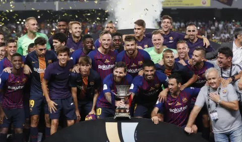 Barça  se lleva la Supercopa