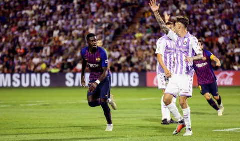 El VAR salvó al Barça del empate