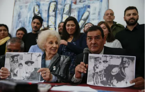 Abuelas de Plaza de Mayo anuncia la restitución de identidad del nieto 128