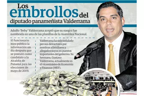 Exigen  investigación contra diputado Adolfo 'Beby' Valderrama