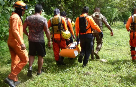 Tratan de identificar el cuerpo encontrado en el río Las Delicias en Bocas