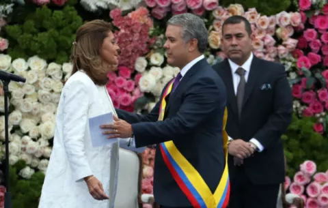 Iván Duque jura como nuevo presidente de Colombia