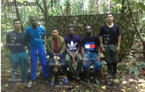 [VIDEO] El ELN publica prueba de vida de tres militares colombianos secuestrados