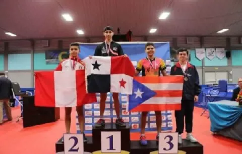 Panameño Jacobo Vahnish, bicampeón latino  de tenis de mesa