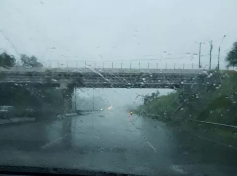 Fuertes lluvias y vientos en Panamá Oeste, Colón y ciudad capital