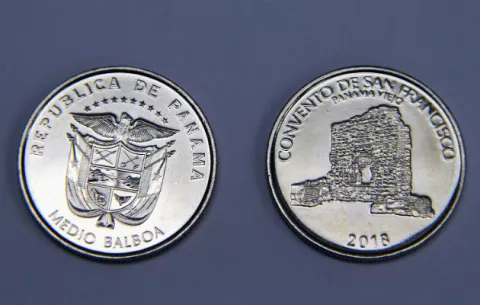 Mañana circularán monedas alusivas a Panamá Viejo