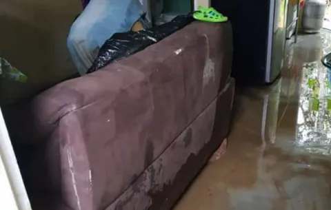 Dos familias de Capira afectadas por las inundaciones 