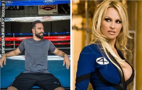 Pamela Anderson reivindica su amor por el defensa francés  Adil Rami