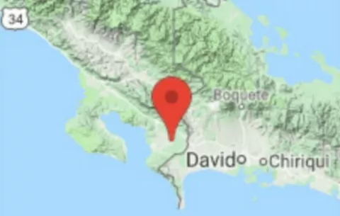 Sismo de magnitud 5.4 sacudió la provincia de Chiriquí 