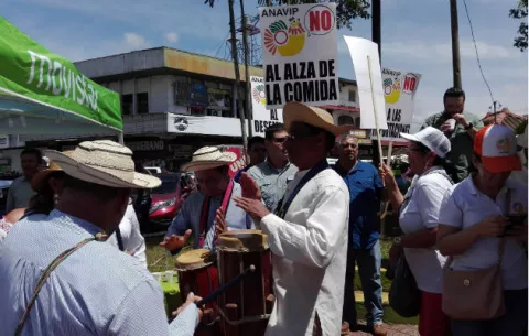 Rechazan importaciones de carne de pollo y huevo al ritmo del tamborito 