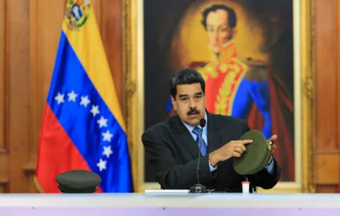 Maduro señala a los opositores por el atentado en su contra 
