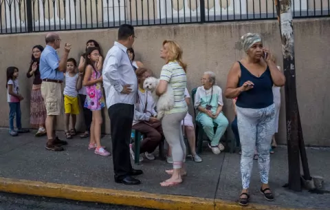 ¡Pánico! Venezuela registra un nuevo temblor cuya intensidad fue de 5.7 