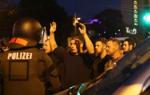 Enorme tensión en Chemnitz por una marcha de miles de ultraderechistas
