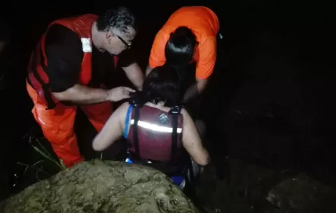 Sinaproc recata a seis personas que habían quedado atrapadas en el río Chame