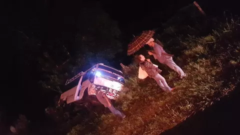 Un herido deja colisión de un bus  con una vaca en Bugaba