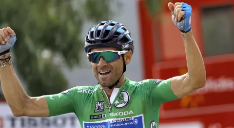 Valverde se lleva la octava etapa de la Vuelta a España