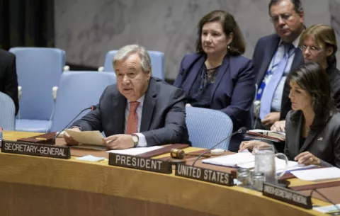 EE.UU. presiona en la ONU para aislar al "régimen corrupto" de Maduro