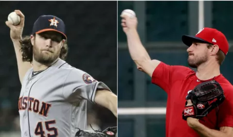 Gerrit Cole contra Max Scherzer, un duelo estelar en el Minute Maid Park de Houston