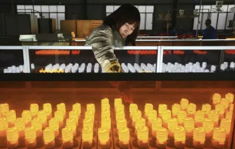 Los beneficios industriales en China caen un 2.1 por ciento hasta septiembre