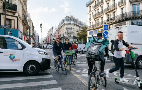 Importante autopista fue transformada en una ciclovía