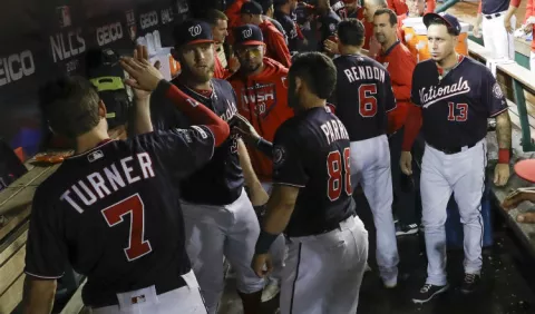 Nacionales de Washington preparan la escoba para  los Cardenales de San Luis