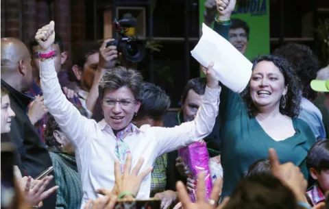 Claudia López, primera mujer y miembro de la comunidad LGBTI en dirigir la alcaldía de Bogotá