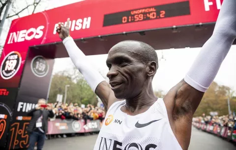 Eliud Kipchoge, entre los candidatos a mejor atleta del año