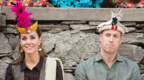 Kate Middleton, al estilo de la princesa Diana,   en su visita a Pakistán