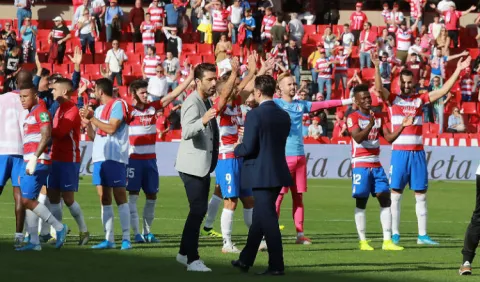 El modesto Granada asume liderato de la liga española