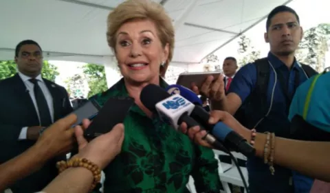 Mireya Moscoso: 'Un país en quiebra recibió Laurentino Cortizo'