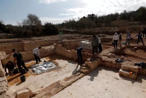 En busca del misterioso mártir de una gran iglesia bizantina en Tierra Santa